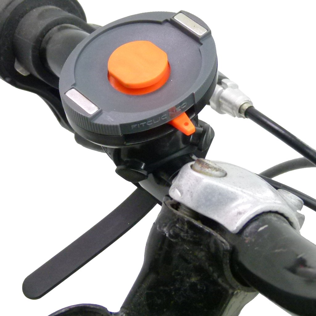 Bike Handlebar Strap Mount Kit with Fitclic NEO U-DRY Case for Mobile devices (sku 46630) - BuyBits Ltd UK