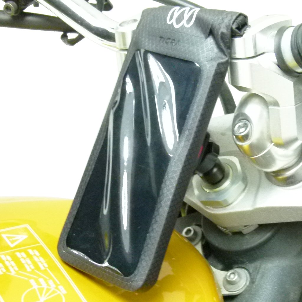 Universal Motorcycle Stem Mount &amp; TiGRA FITCLIC U-DRY Case for Mobile devices (sku 46657) - BuyBits Ltd UK