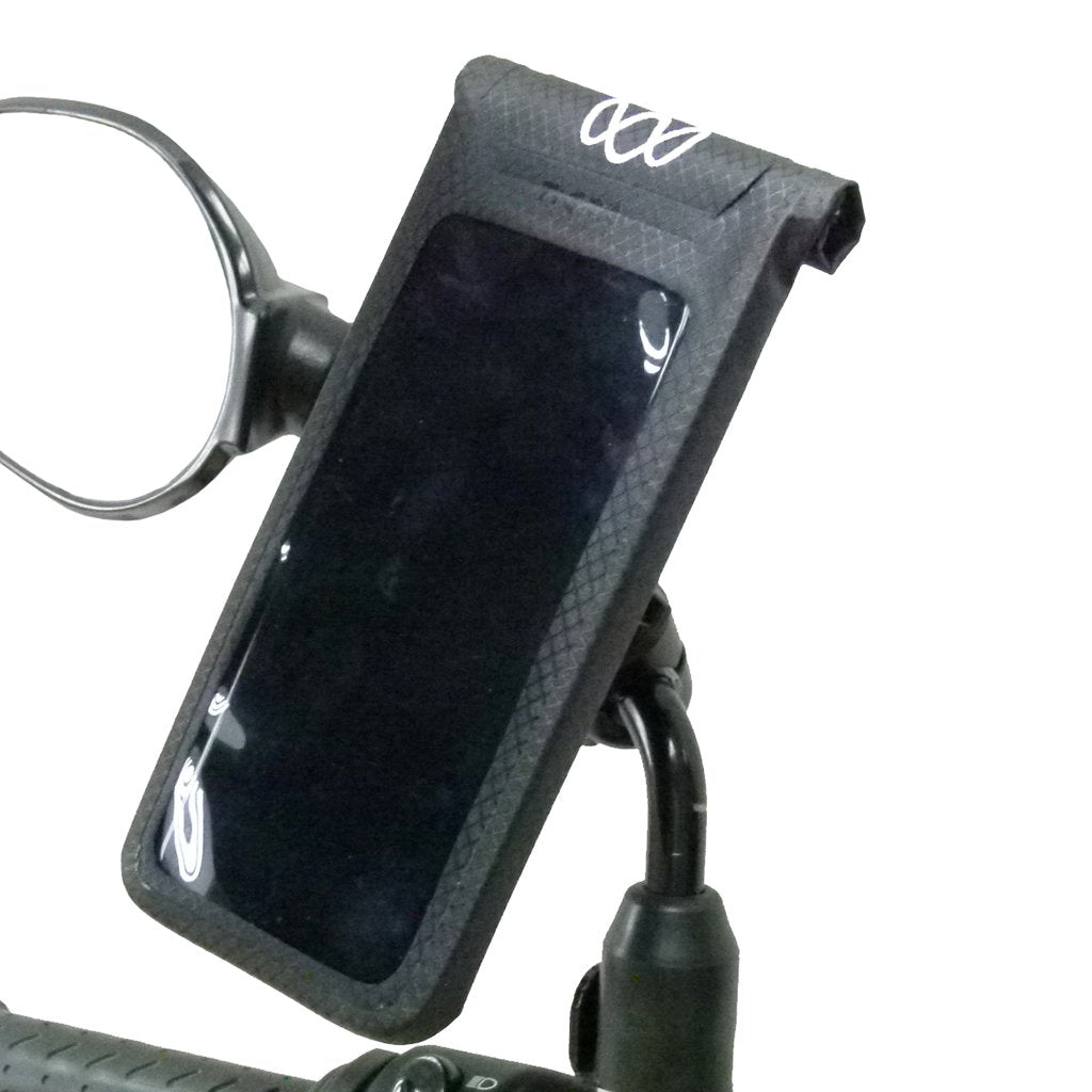 Compact Scooter Mirror Mount &amp; TiGRA FITCLIC NEO U-DRY Case for Mobile devices (sku 46708) - BuyBits Ltd UK
