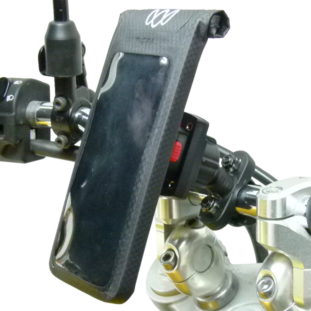 Metal U Bolt Handlebar Mount &amp; TiGRA FITCLIC U-DRY Case for Mobile devices (sku 46731) - BuyBits Ltd UK