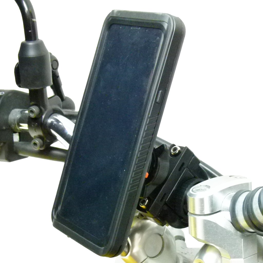 Motorbike Mount Kit &amp; TiGRA FITCLIC Neo DRY Case for Samsung Galaxy S9 PLUS (sku 46999) - BuyBits Ltd UK