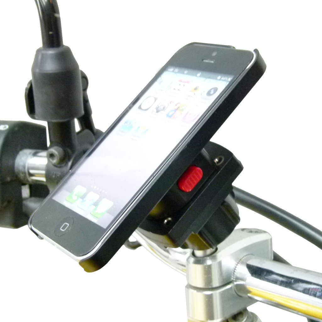 TiGRA MountCase Bundle with Motorcycle M8 Handlebar Mount for iPhone SE (sku 47010) - BuyBits Ltd UK