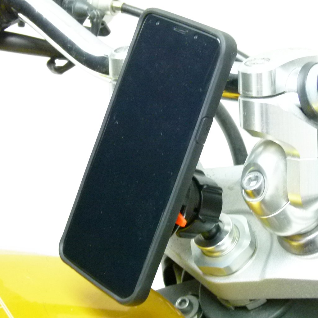 20.5-24.5mm Motorcycle Fork Stem Mount &amp; TiGRA FITCLIC Neo LITE Case for Google Pixel 4 XL (sku 51651) - BuyBits Ltd UK