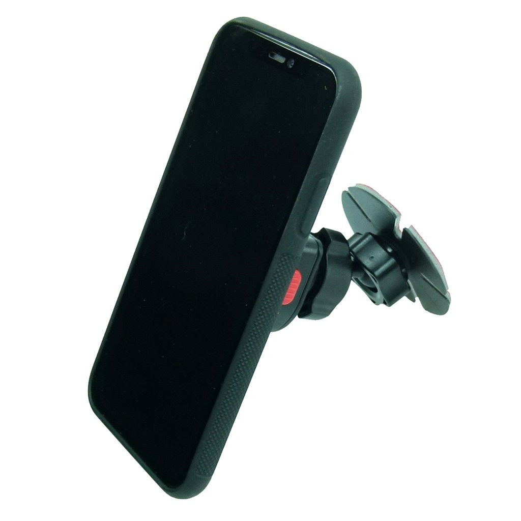 Motorcycle - Scooter Windshield Adhesive Stick On Mount TiGRA Fitclic Case for iPhone XS MAX (sku 47291) - BuyBits Ltd UK