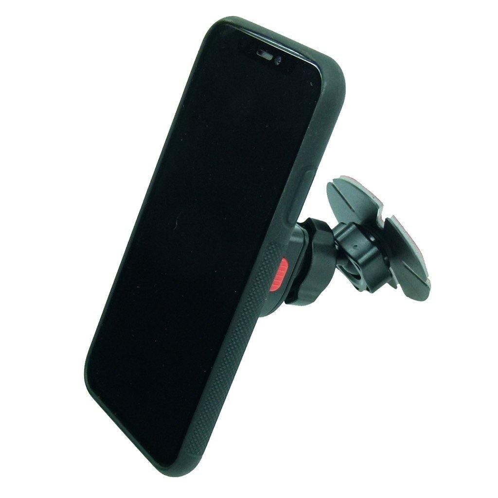 Motorcycle - Scooter Windshield Adhesive Stick On Mount TiGRA Fitclic Case for iPhone 11 (sku 51219) - BuyBits Ltd UK
