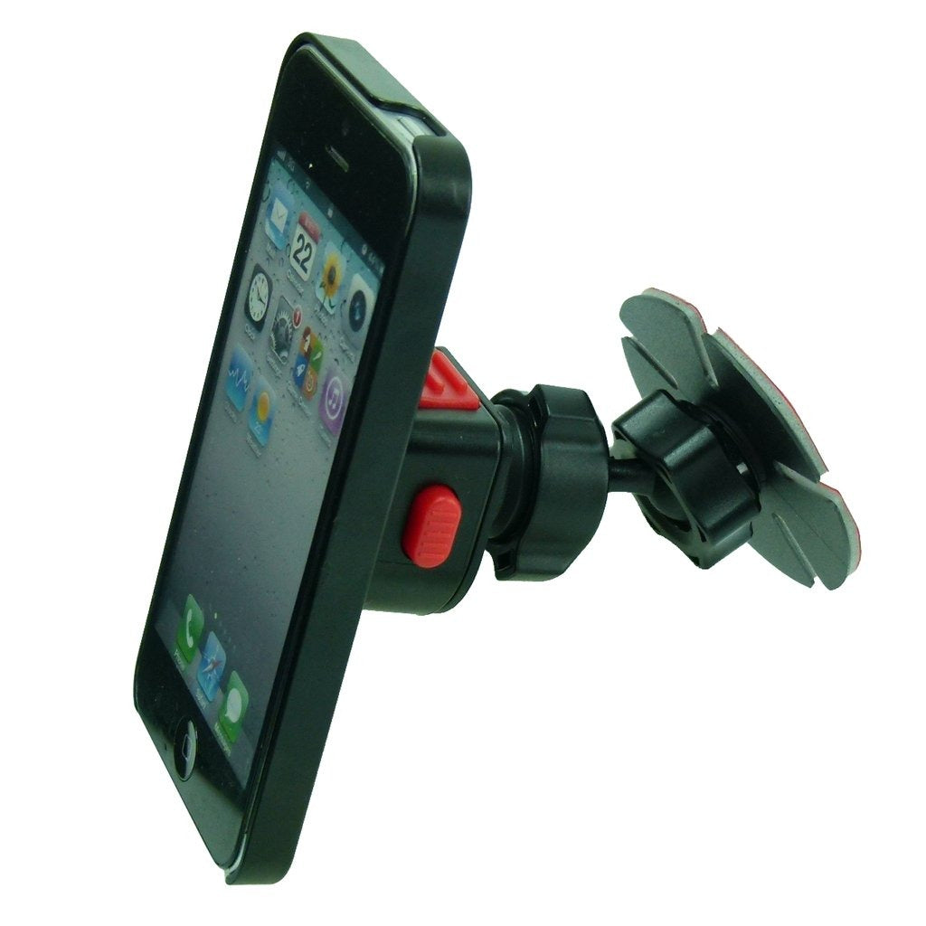 Motorcycle - Scooter Windshield Adhesive Stick On Mount TiGRA Fitclic Case for iPhone SE (sku 47302) - BuyBits Ltd UK
