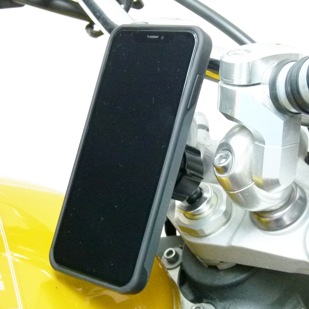 13.3-14.7mm Motorcycle Fork Stem Mount &amp; TiGRA FITCLIC Neo Case for iPhone 11 Pro Max (sku 51395) - BuyBits Ltd UK