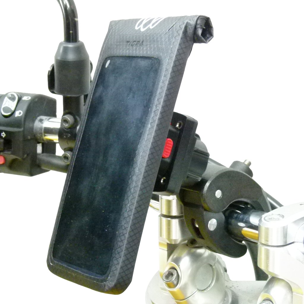 Robust Claw Motorbike Mount &amp; TiGRA FITCLIC U-DRY Case for Mobile devices (sku 48087) - BuyBits Ltd UK
