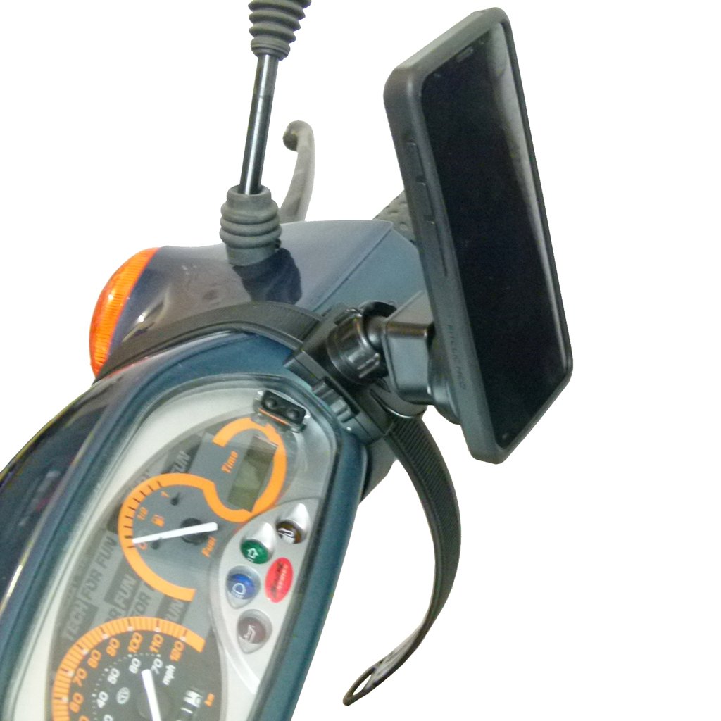 Scooter - Moped Collar Mounting Bracket &amp; TiGRA Fitclic NEO Case for Samsung Galaxy S9 PLUS (sku 48124) - BuyBits Ltd UK