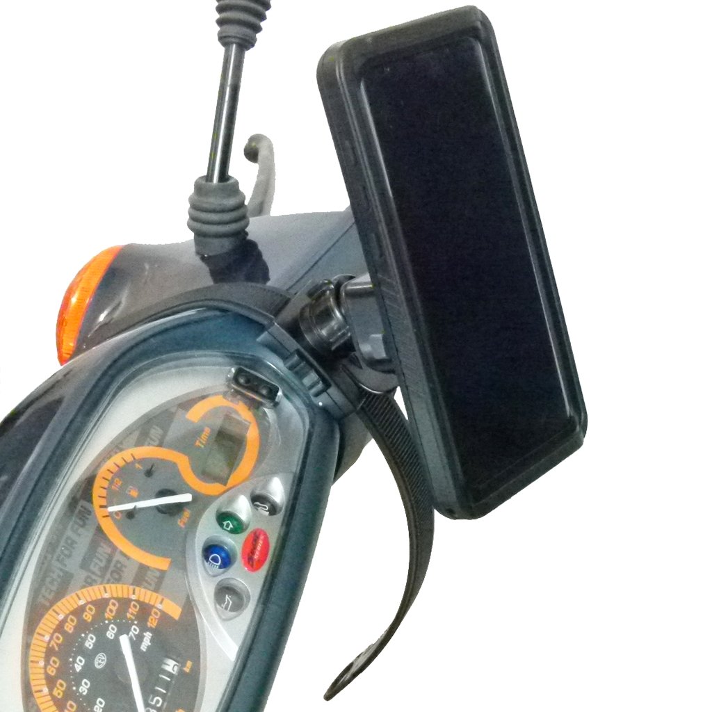Scooter - Moped Collar Mounting Bracket &amp; TiGRA Fitclic NEO DRY Case for iPhone 11 Pro (sku 51466) - BuyBits Ltd UK