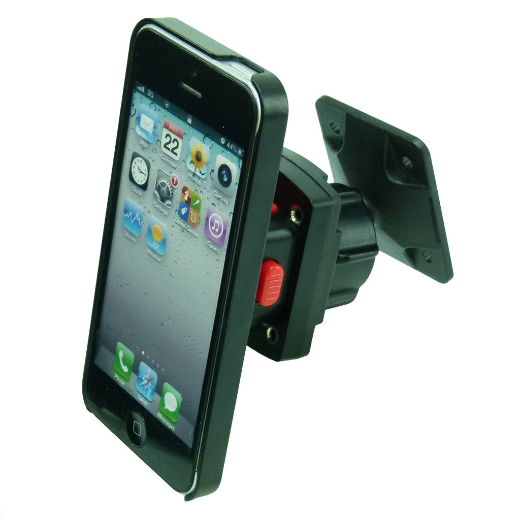 Permanent Car Van Truck Dashboard - Console Mount &amp; TiGRA Fitclic Case for iPhone SE (sku 48180) - BuyBits Ltd UK
