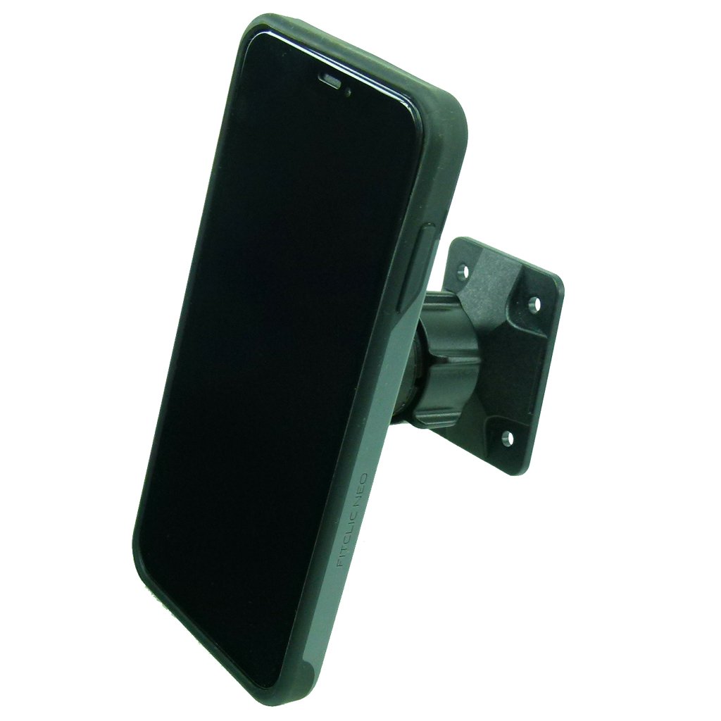 Permanent Car Van Truck Dashboard - Console Mount &amp; TiGRA Fitclic NEO Case for iPhone 11 (sku 51351) - BuyBits Ltd UK