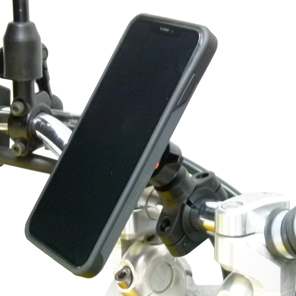 Motorcycle Handlebar Mount &amp; TiGRA FITCLIC Neo Case for iPhone 7 (sku 48250) - BuyBits Ltd UK