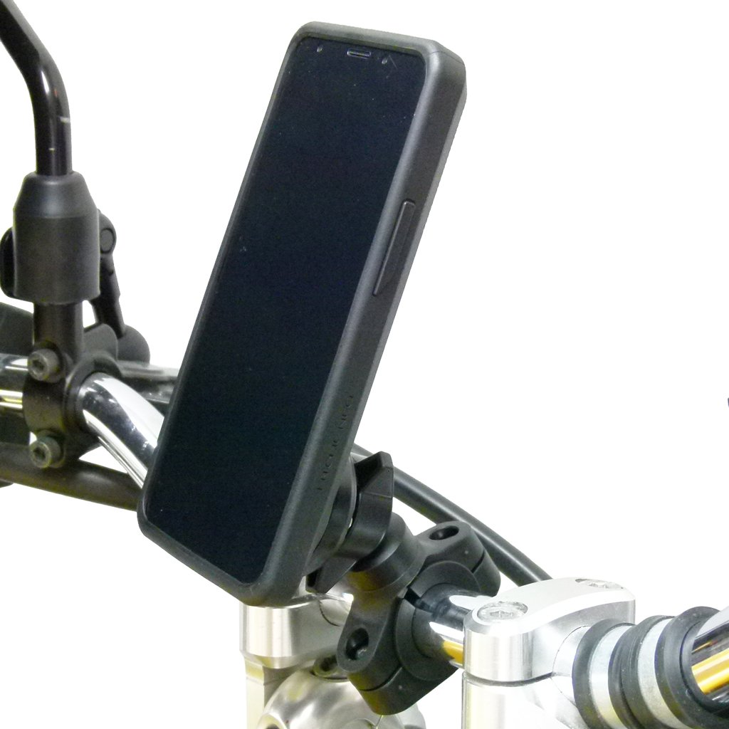 Motorcycle Handlebar Mount &amp; TiGRA FITCLIC Neo Case for Samsung Galaxy S9 (sku 48256) - BuyBits Ltd UK