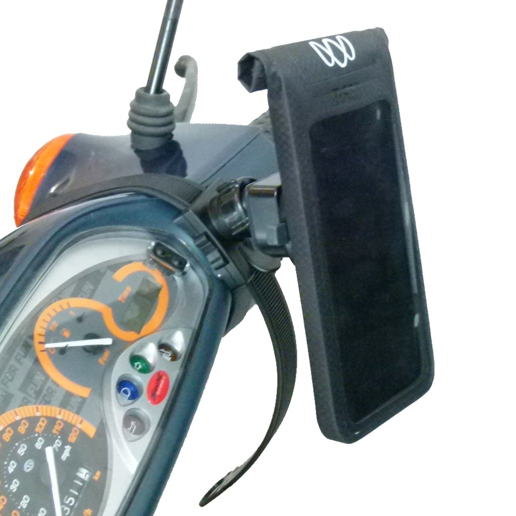 Scooter - Moped Collar Mounting Bracket &amp; TiGRA FITCLIC NEO U-DRY Case for Mobile devices (sku 48317) - BuyBits Ltd UK