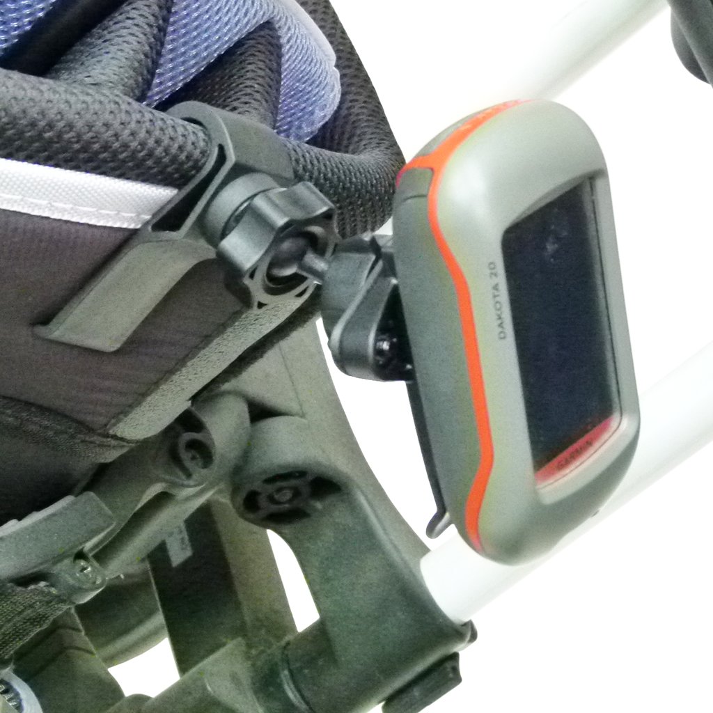 Golf Bag Clip Mount with &amp; Dedicated Cradle for Garmin GPSMAP 64 Series (sku 48950) - BuyBits Ltd UK