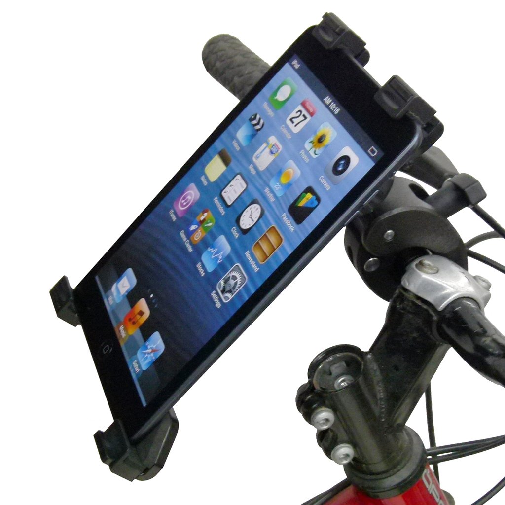 Robust Clamp Bicycle Handlebar Mount Tablet Holder for iPad Mini 1-3 (sku 49482) - BuyBits Ltd UK