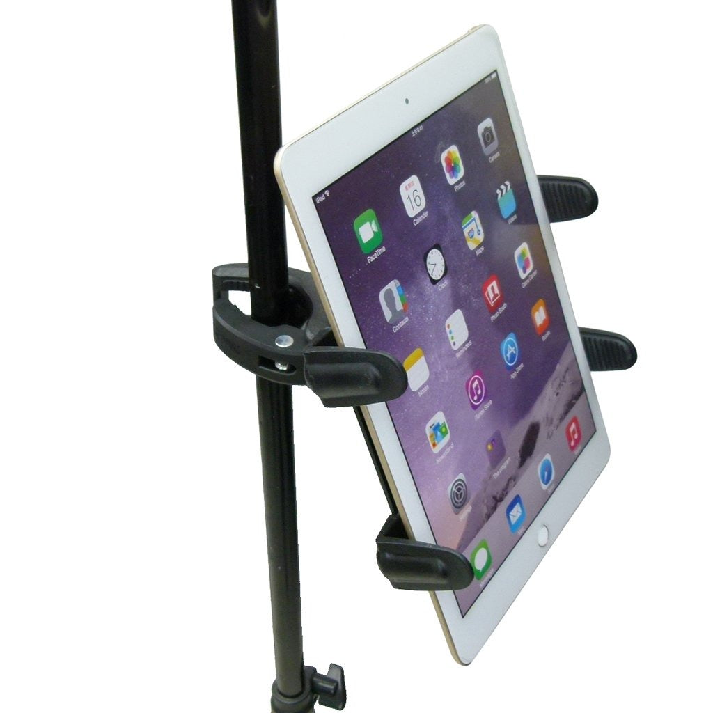 Extended Adjustable Robust Clamp Music Mount Tablet Holder for iPad PRO 12.9" (sku 49542) - BuyBits Ltd UK