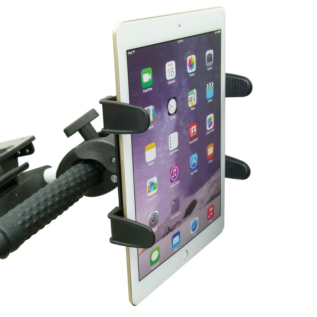 Adjustable Robust Clamp Golf Trolley Tablet Mount for iPad Air (sku 49546) - BuyBits Ltd UK