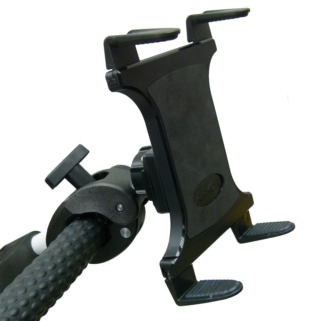 Adjustable Robust Clamp Golf Trolley Tablet Mount for iPad PRO 12.9" (2018) (sku 49555) - BuyBits Ltd UK