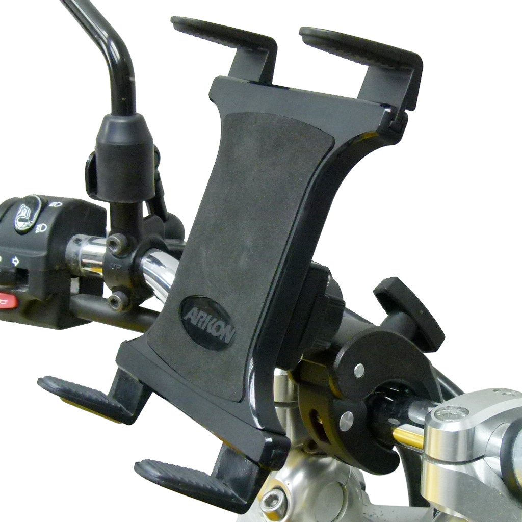 Adjustable Robust Clamp Motorbike Handlebar Tablet Mount for iPad Mini - 2019 edition (sku 49562) - BuyBits Ltd UK