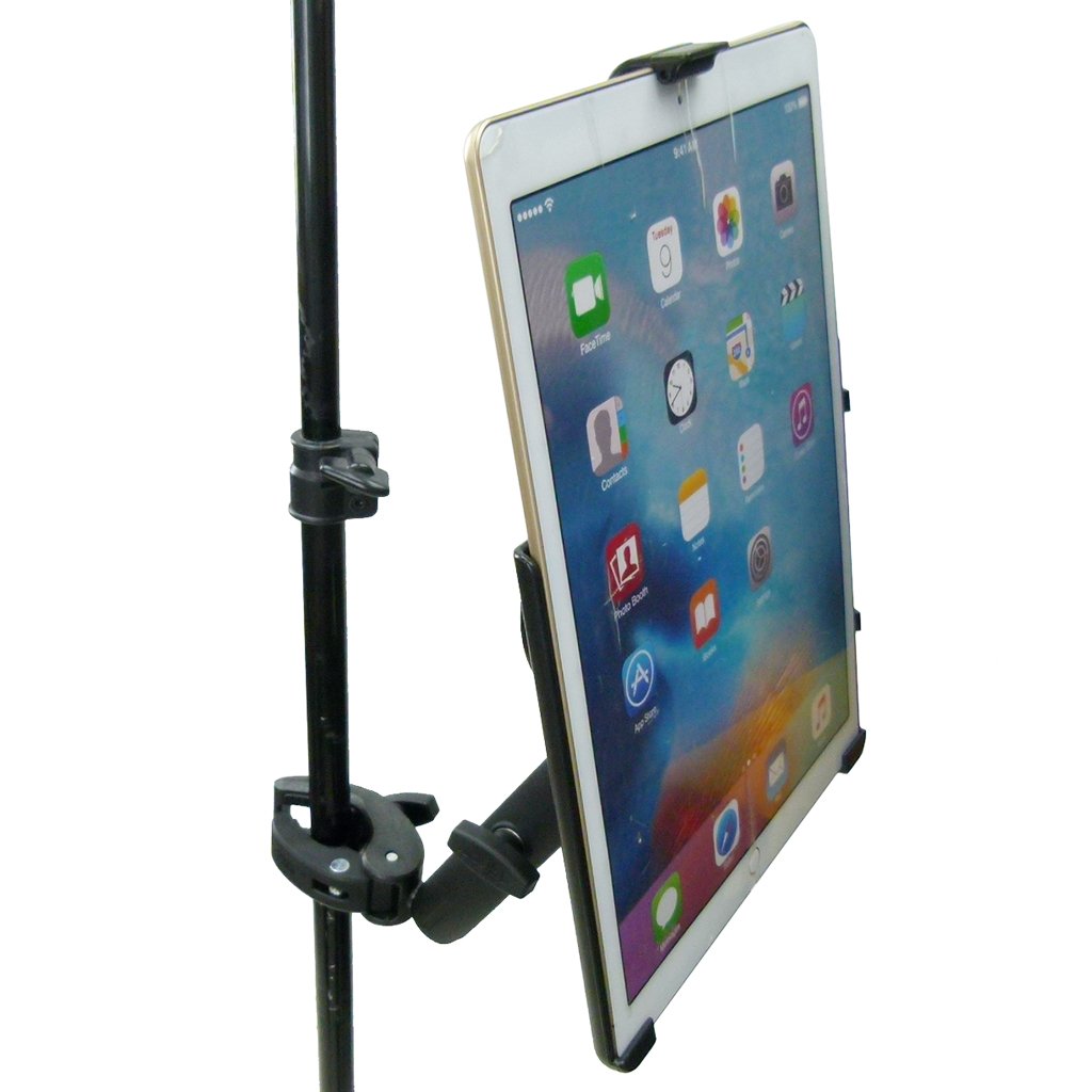 Extended Dedicated Music Stand Robust Clamp Tablet Holder for iPad PRO 12.9" (sku 49600) - BuyBits Ltd UK