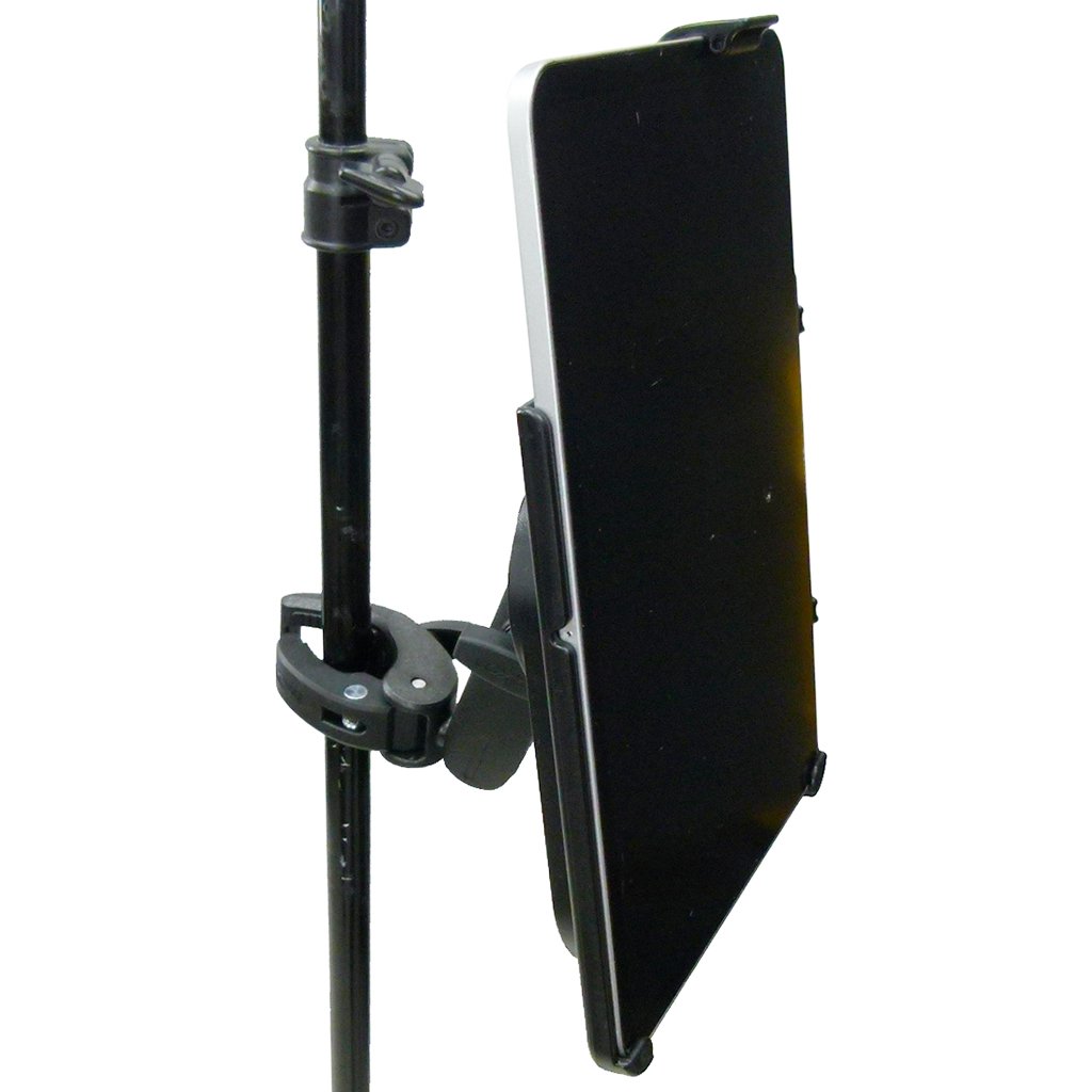 Extended Dedicated Music Stand Robust Clamp Tablet Holder for iPad PRO 12.9" (2018) (sku 49614) - BuyBits Ltd UK