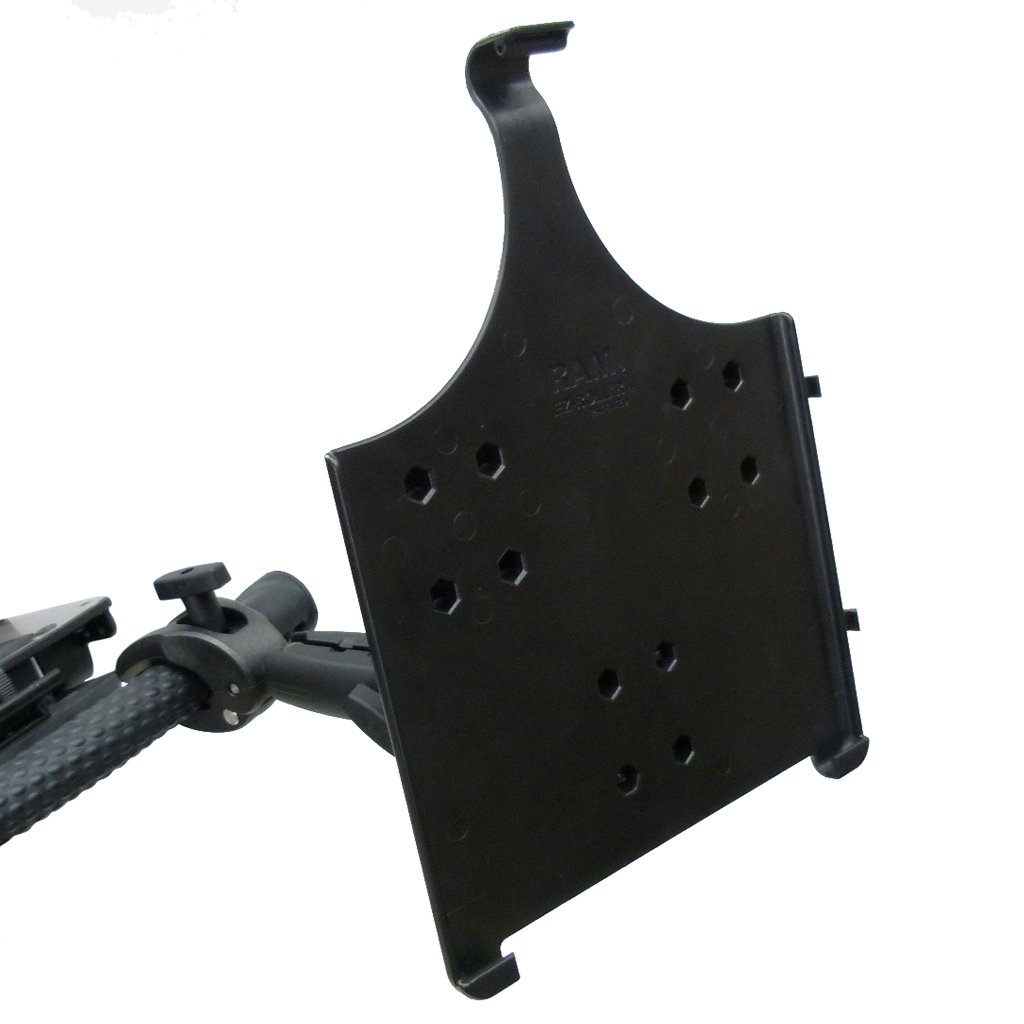 Extended Dedicated Golf Trolley Robust Clamp Tablet Holder for iPad PRO 12.9" (sku 49628) - BuyBits Ltd UK