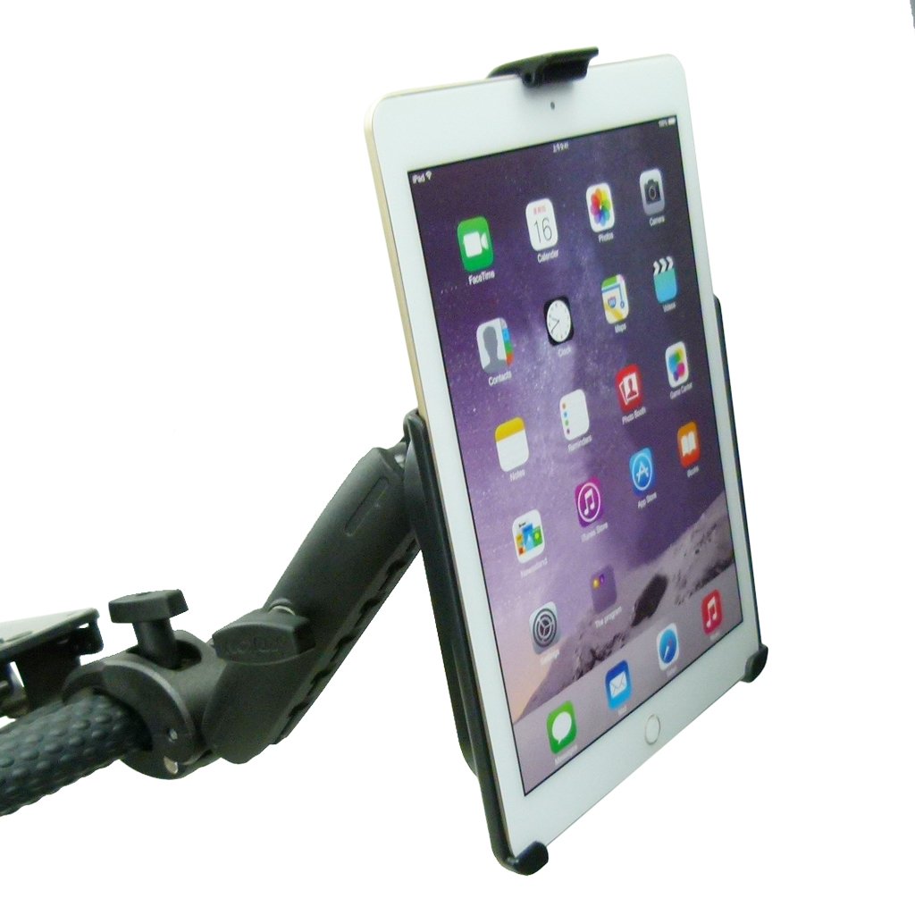 Extended Dedicated Golf Trolley Robust Clamp Tablet Holder for iPad Air (sku 49636) - BuyBits Ltd UK