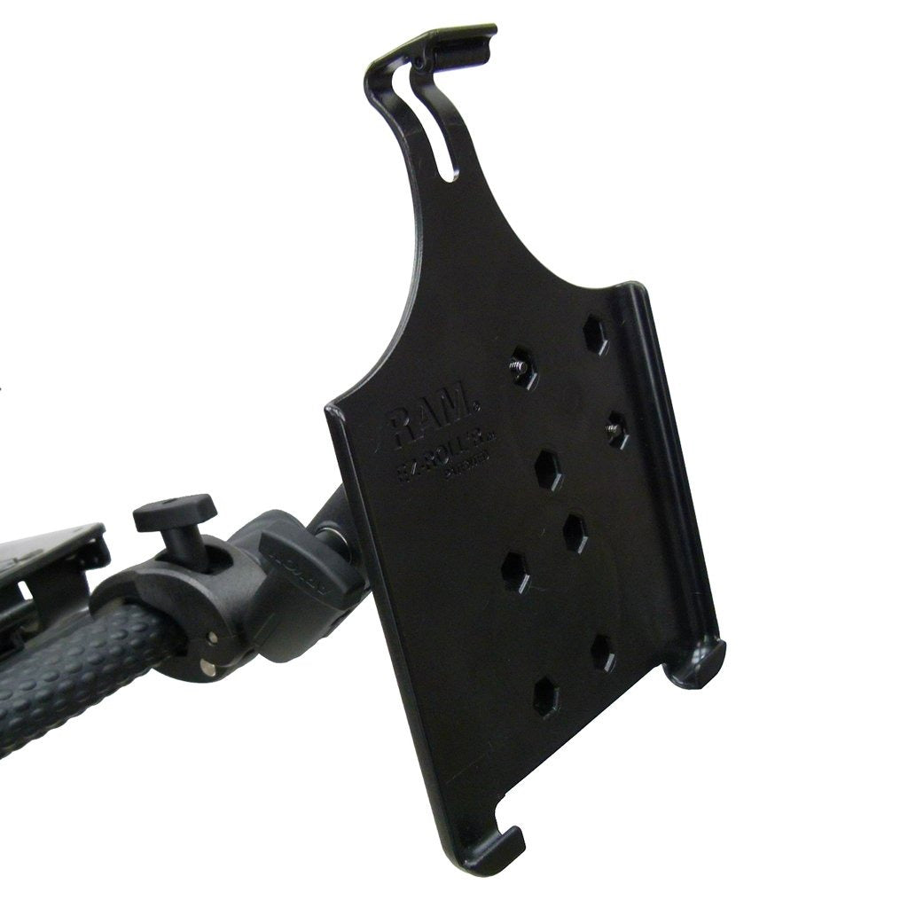 Extended Dedicated Golf Trolley Robust Clamp Tablet Holder for iPad Mini 1-3 (sku 49642) - BuyBits Ltd UK