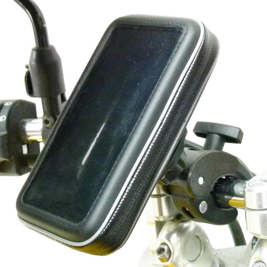 Waterproof Robust Motorbike Clamp Mount for Samsung Galaxy Note 8 (sku 49823) - BuyBits Ltd UK