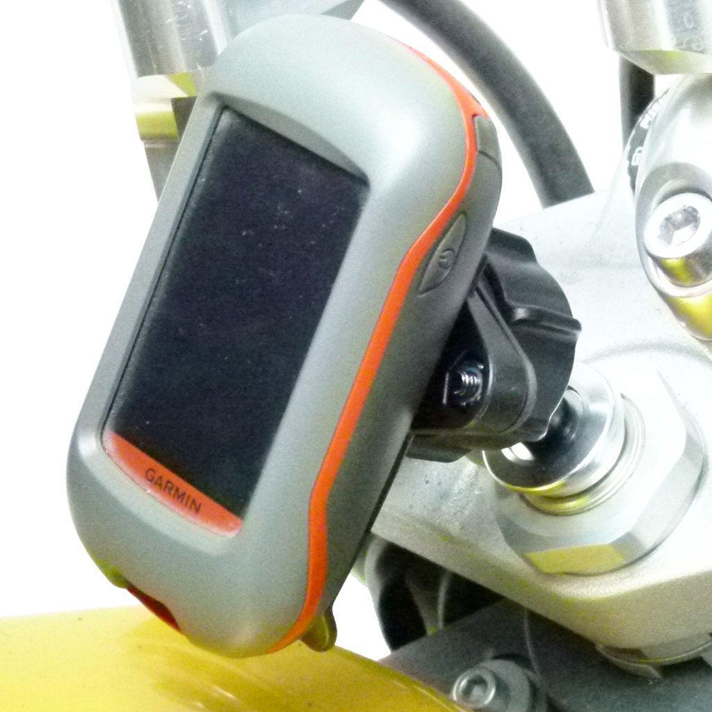 15-17mm Fork Stem Motorbike Mount &amp; Dedicated Cradle for Garmin GPSMAP 66 Series (sku 49941) - BuyBits Ltd UK