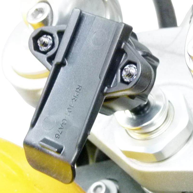 15-17mm Fork Stem Motorbike Mount &amp; Dedicated Cradle for Garmin GPSMAP 66 Series (sku 49941) - BuyBits Ltd UK