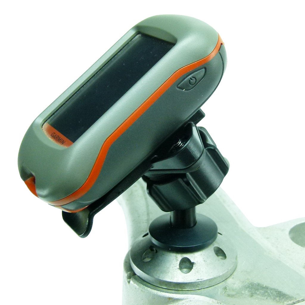 12mm Hex Motorbike Mount fits Honda Blackbird - Kawasaki Motorcycles &amp; Dedicated Cradle for Garmin Sport PRO (sku 50053) - BuyBits Ltd UK