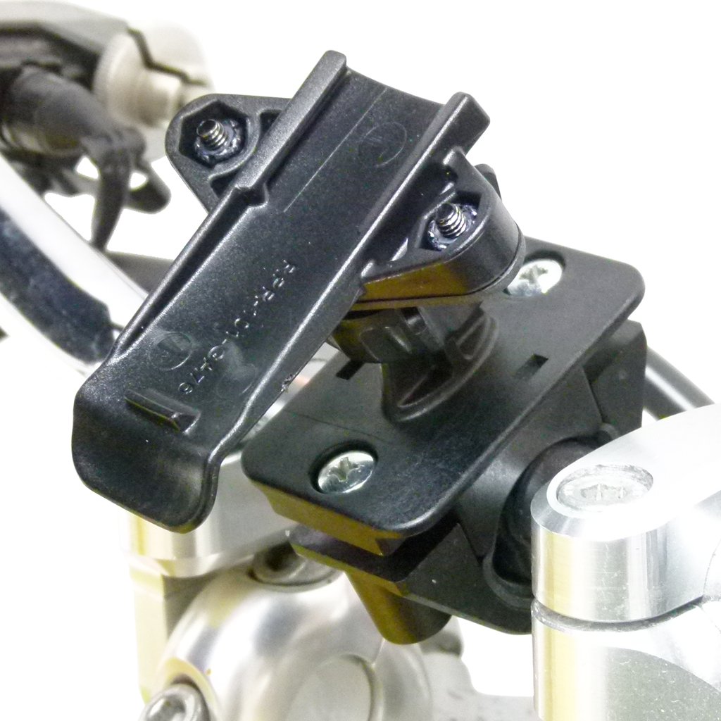 Motorbike Handlebar Mount &amp; Dedicated Cradle for Garmin Dakota 10 - 20 (sku 50094) - BuyBits Ltd UK