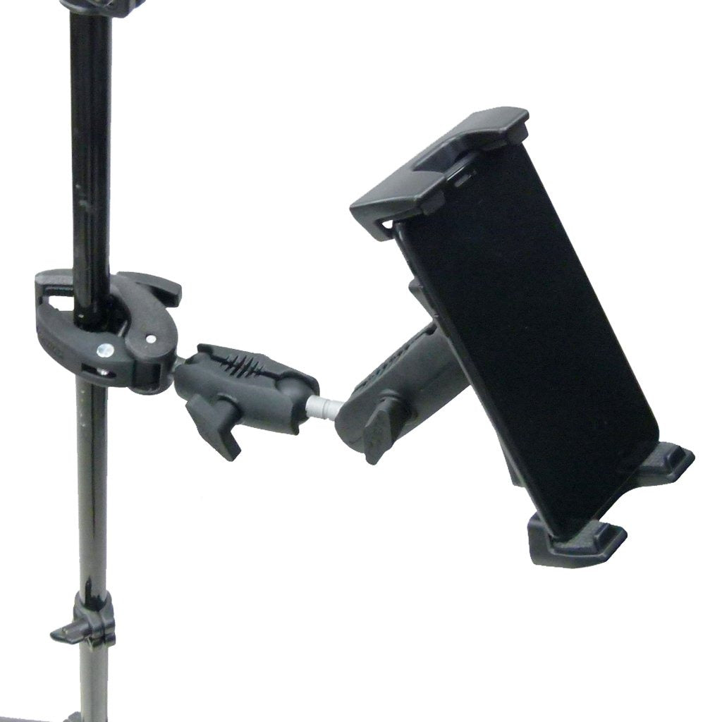 Robust Double Arm Extended Music - Mic Stand Adjustable Mount for Apple iPad and iPhone (sku 50171) - BuyBits Ltd UK