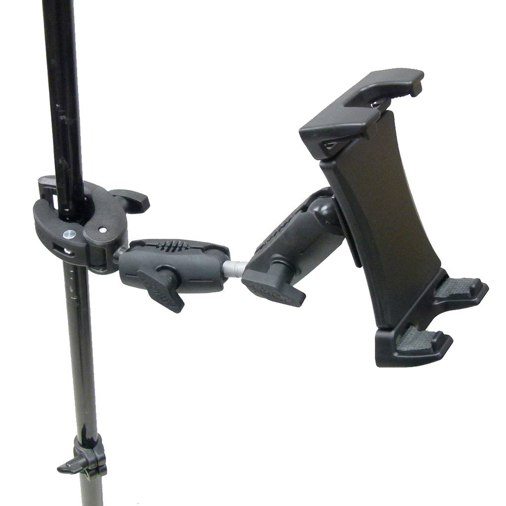 Robust Double Arm Extended Music - Mic Stand Adjustable Mount for Apple iPad and iPhone (sku 50171) - BuyBits Ltd UK