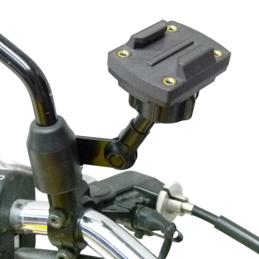 M8 - M10 Motorcycle Mirror GoPro Camera Plate adapter (sku 50188) - BuyBits Ltd UK