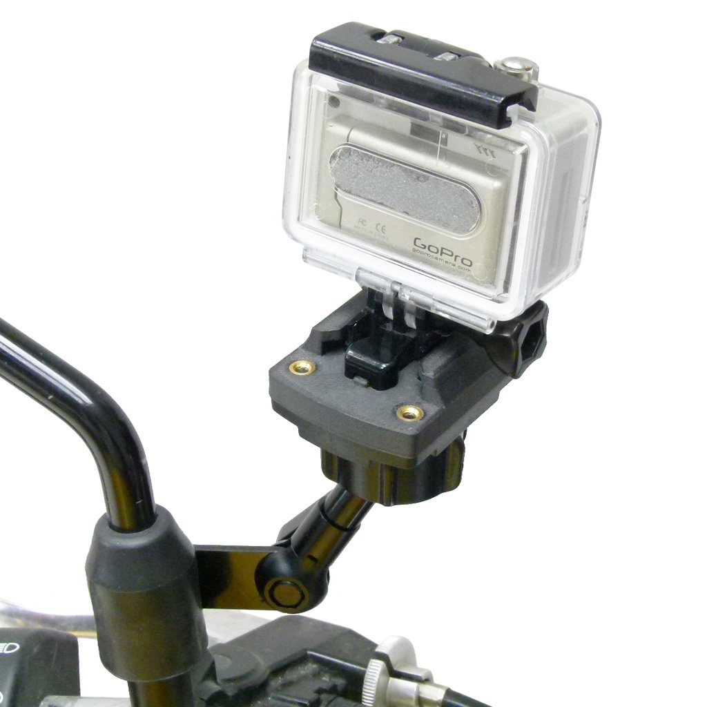 M8 - M10 Motorcycle Mirror GoPro Camera Plate adapter (sku 50188) - BuyBits Ltd UK