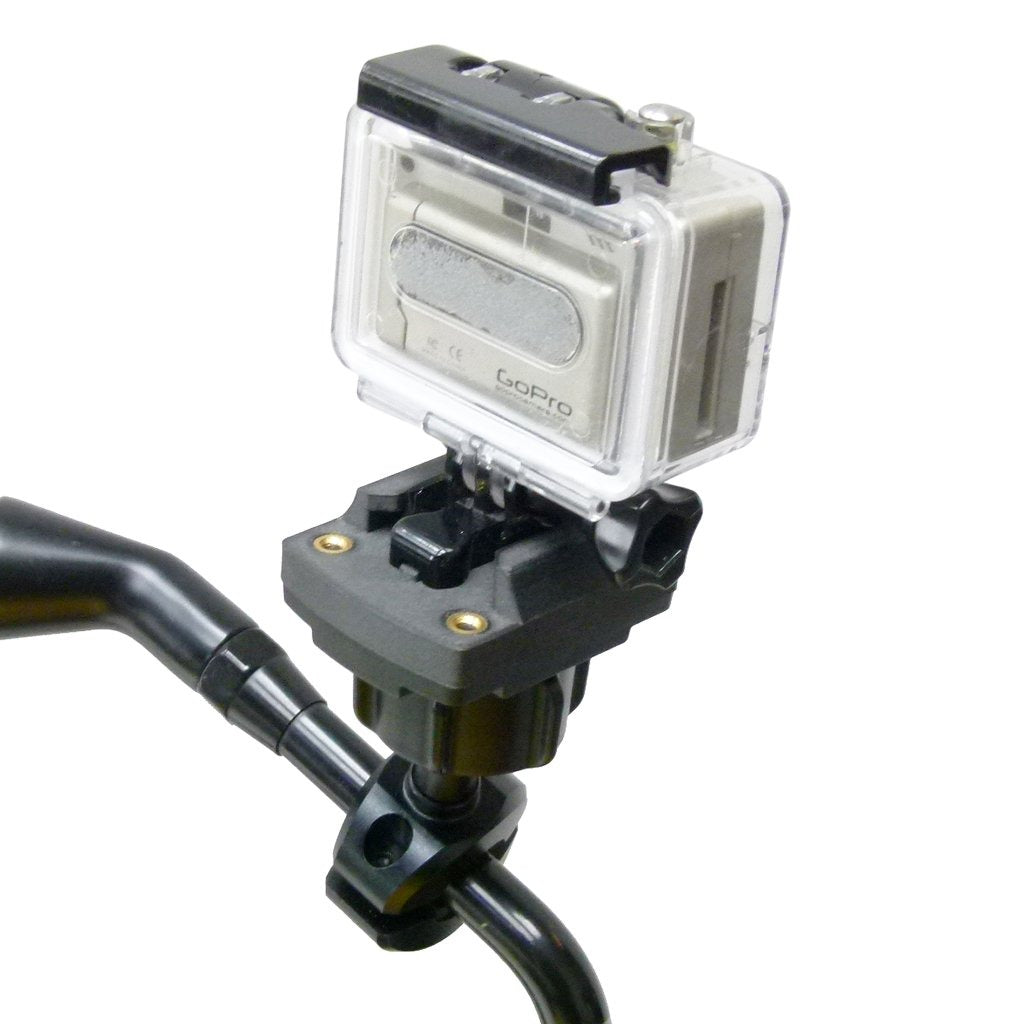Motorcycle Mirror Mount GoPro Camera Plate adapter (sku 50195) - BuyBits Ltd UK