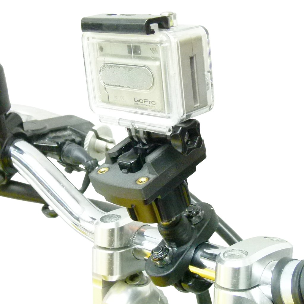 Motorcycle Handlebar U-Bolt Mount GoPro Camera Plate Adapter (sku 50203) - BuyBits Ltd UK