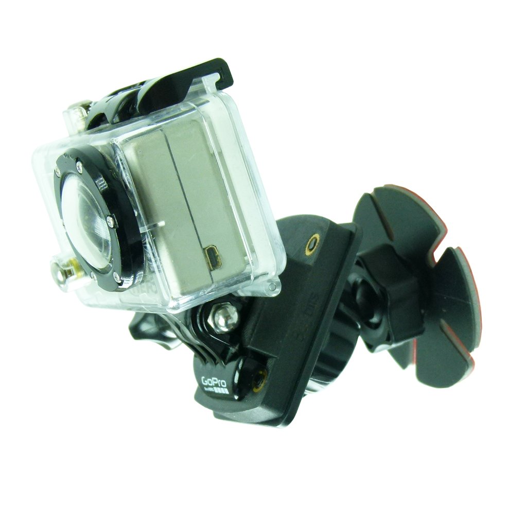 Motorcycle Windshield Adhesive Stick On Mount GoPro Camera Plate adapter (sku 50205) - BuyBits Ltd UK