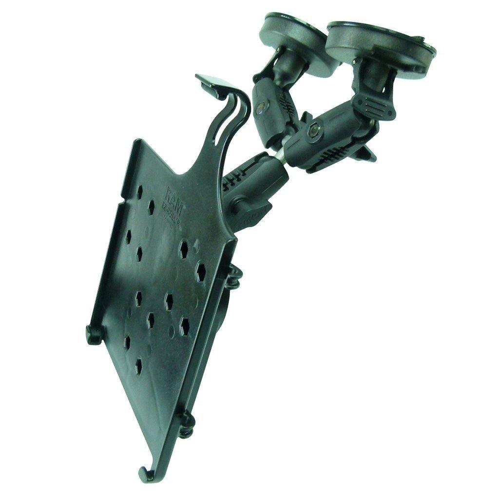 Dedicated Robust Double Windshield Suction Mount for Heavy Machinery fits iPad PRO 11" (sku 50264) - BuyBits Ltd UK