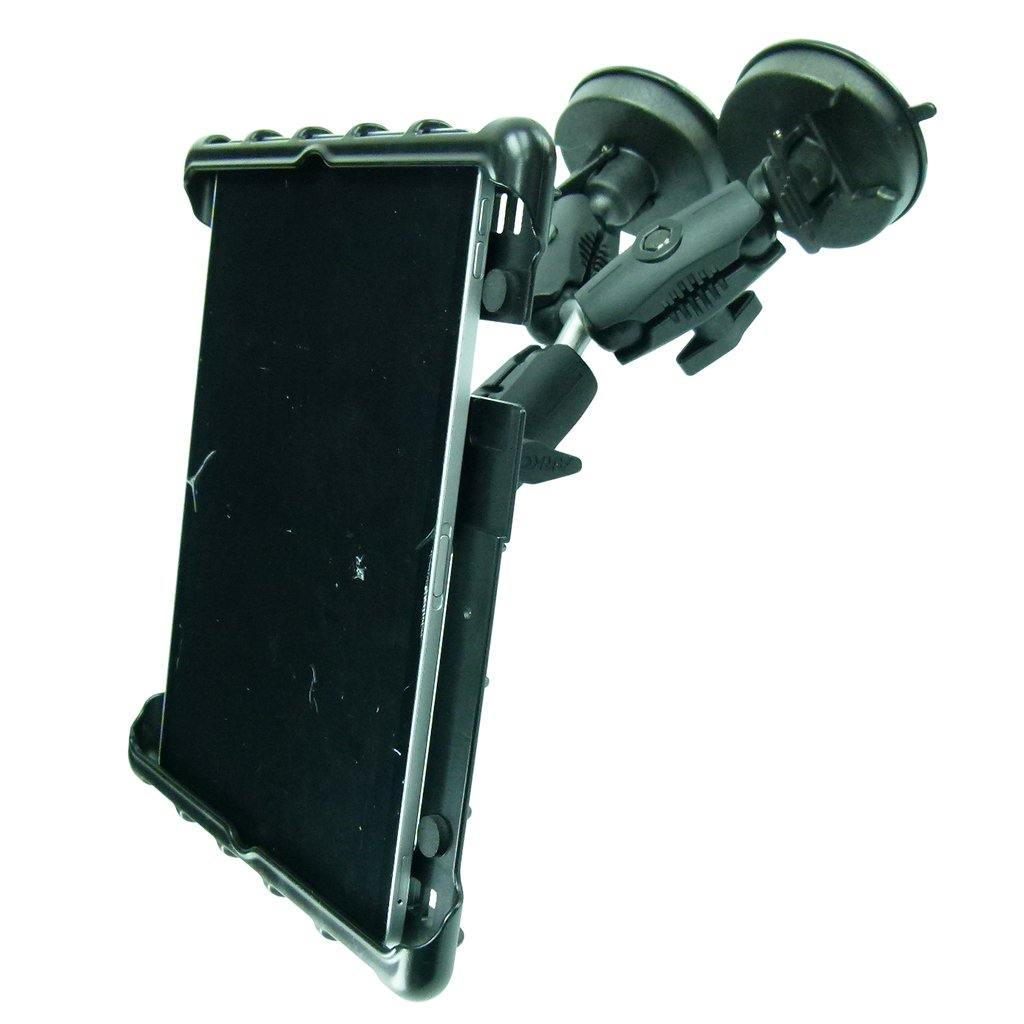 Adjustable Robust Double Windshield Suction Mount for Heavy Machinery fits iPad PRO 11" (2018) (sku 50269) - BuyBits Ltd UK