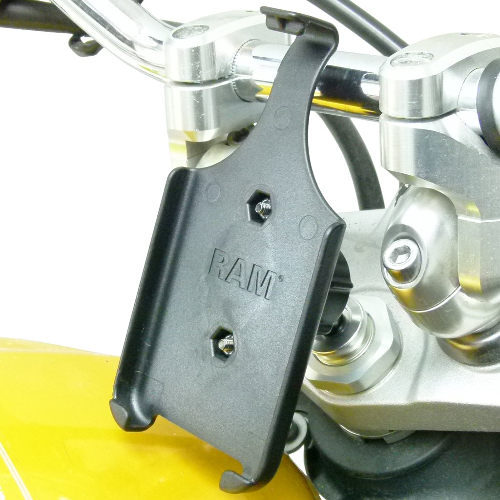 20.5-24.5mm Motorcycle Fork Stem Mount with Dedicated RAM Holder for iPhone XR (sku 50136) - BuyBits Ltd UK