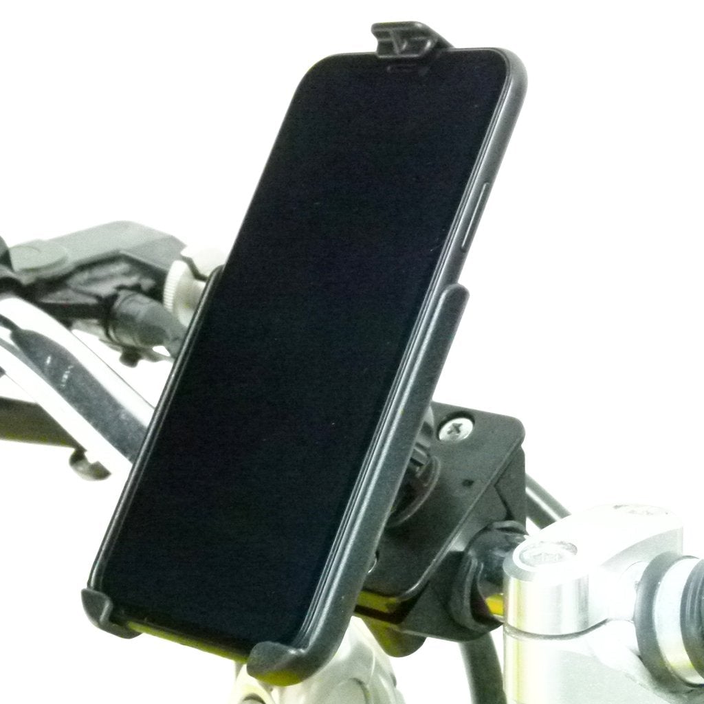 Motorcycle Handlebar Mount with Dedicated RAM Holder for iPhone SE 2 (2020) (sku 53337) - BuyBits Ltd UK