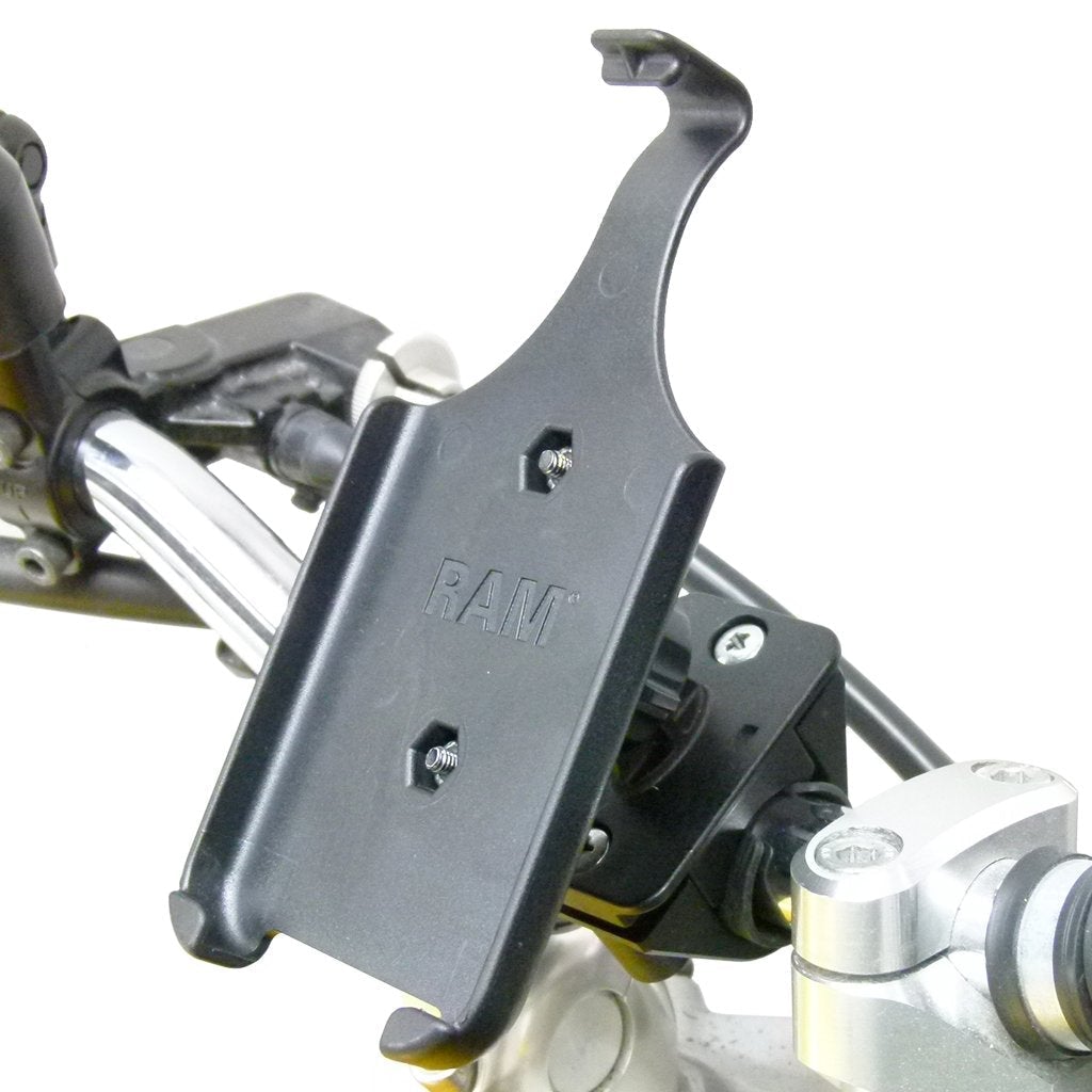 Motorcycle Handlebar Mount with Dedicated RAM Holder for iPhone SE 2 (2020) (sku 53337) - BuyBits Ltd UK