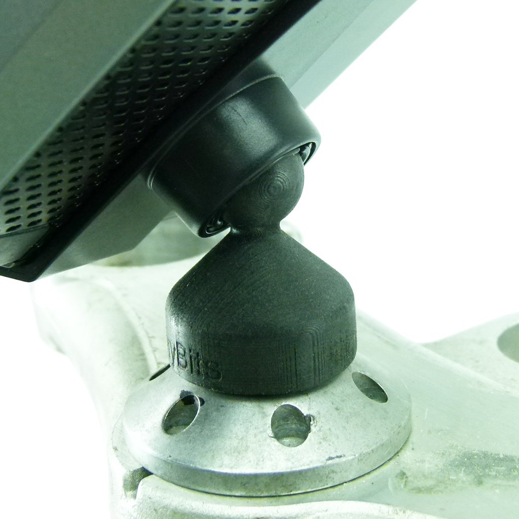 BuyBits 12mm Hexagon GPS Mount fits Honda Blackbird &amp; Kawasaki Motorcycles &amp; Adapter for Garmin Devices (sku 50627) - BuyBits Ltd UK