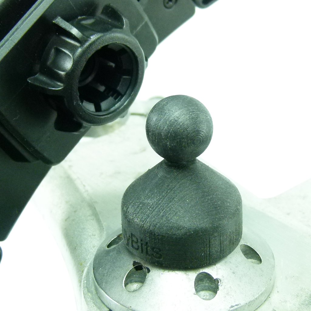 BuyBits 12mm Hexagon Mount &amp; Adjustable Cradle for Mobile Phones &amp; Small Tablets (sku 50642) - BuyBits Ltd UK