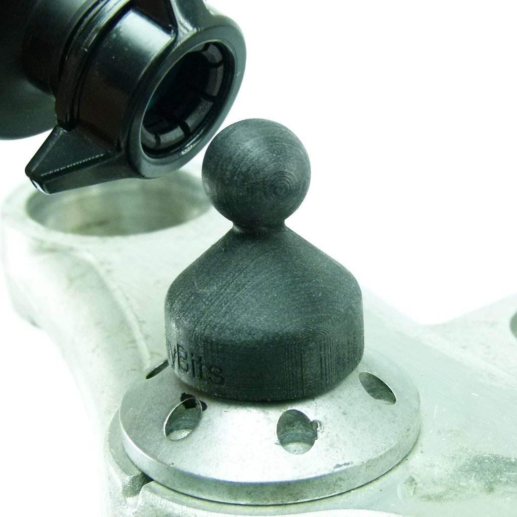 BuyBits 12mm Hexagon Mount &amp; Large Roadvise Cradle for TomTom SatNavs (sku 50650) - BuyBits Ltd UK